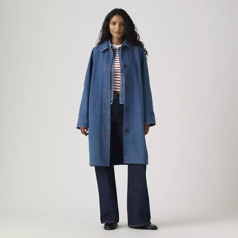 Levi's Frankie Mac Trench Denim Let's Get Lost Again image number 3